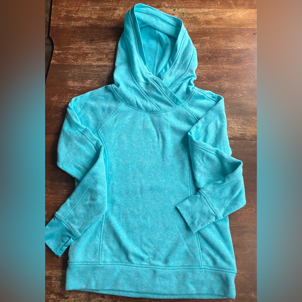 Women's Light Turquoise Hoodie Sweatshirt
